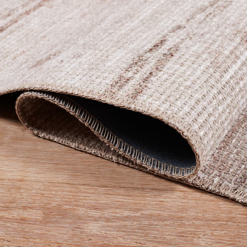 Terra by Obeetee Avalon Morrocan Stripe Natural Rug