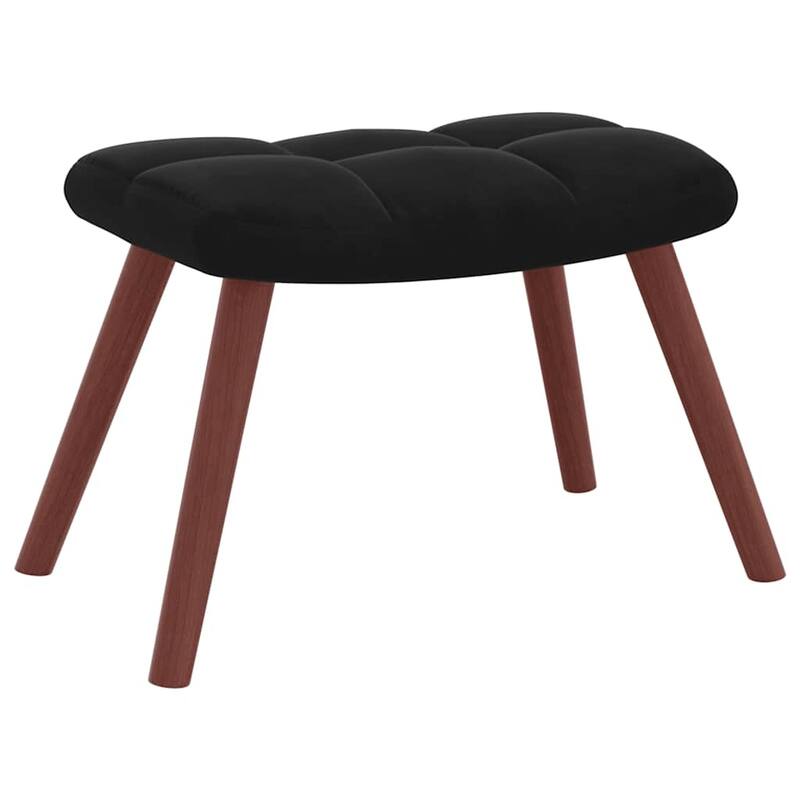 vidaXL Rocking Chair Accent Side Chair Padded Seat for Living Room Velvet