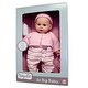 preview thumbnail 2 of 3, Baby's First So Big Doll - 19" Striped Pajamas with 3pc Care Accessories, 2+