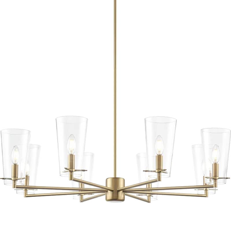Millennium Lighting 217008 Maccan 8 Light 39" Wide Chandelier - Vintage Brass