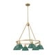 preview thumbnail 2 of 0, Golden Lighting 3606-6 BCB Orwell 6 Light 29" Wide Chandelier