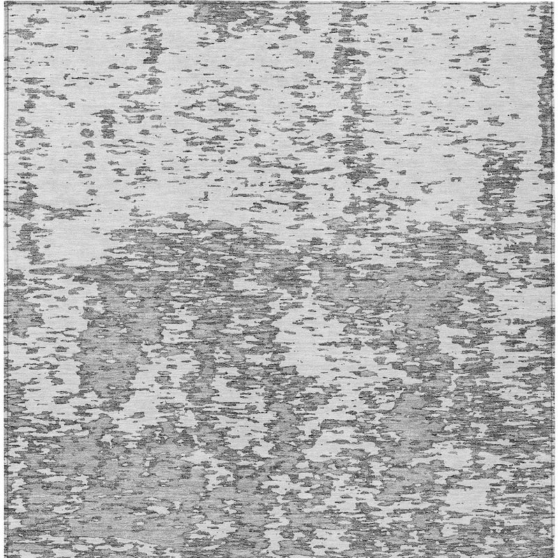 HomeRoots Abstract Transitional Rectangle Outdoor Rug