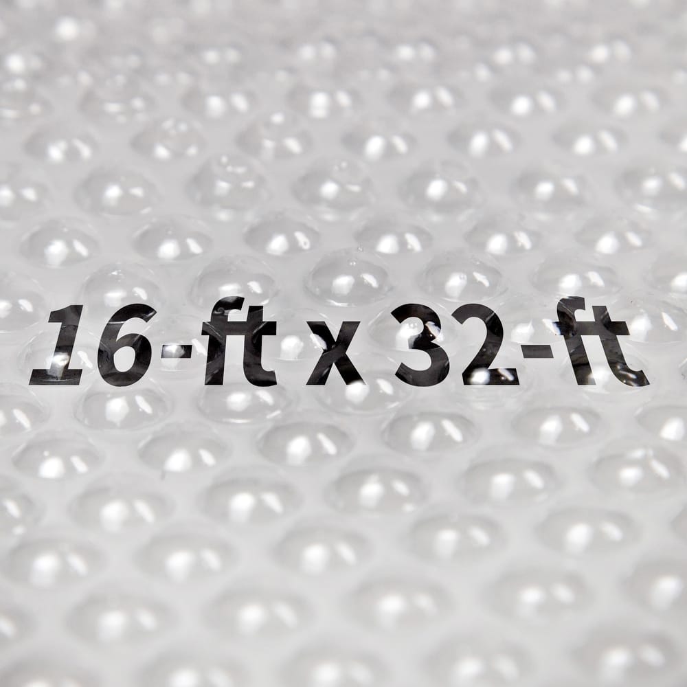 Blue Wave 14-mil Solar Blanket for Rectangular In-Ground Pools - Clear