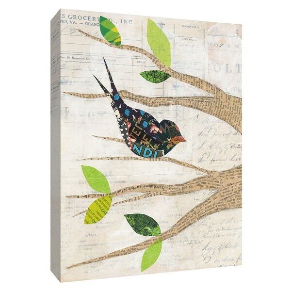 PTM Images 9-154884 PTM Canvas Collection 10" x 8" - "Birds in Spring III" Giclee Birds Art Print on Canvas