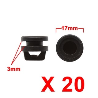 20Pcs Black Window Glider Track Slide Wheels Roller Curtain Carrier ...