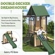 preview thumbnail 7 of 10, Kids Outdoor Swing Set with Wave Slide & Belt Swings – Backyard Playground Play Equipment for Toddlers & Children