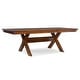 preview thumbnail 7 of 9, Kraven Brown Rustic Wood Farmhouse 7 Piece Dining Set