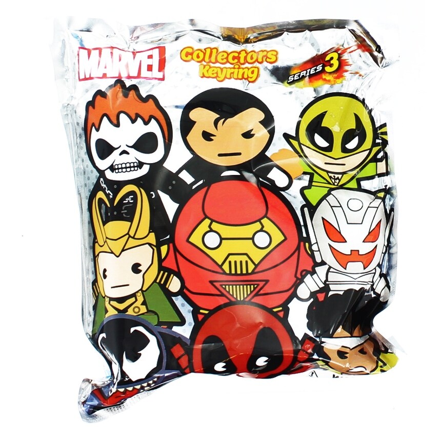 Shop Marvel Blind Bagged 3d Foam Figural Keychain Series 3