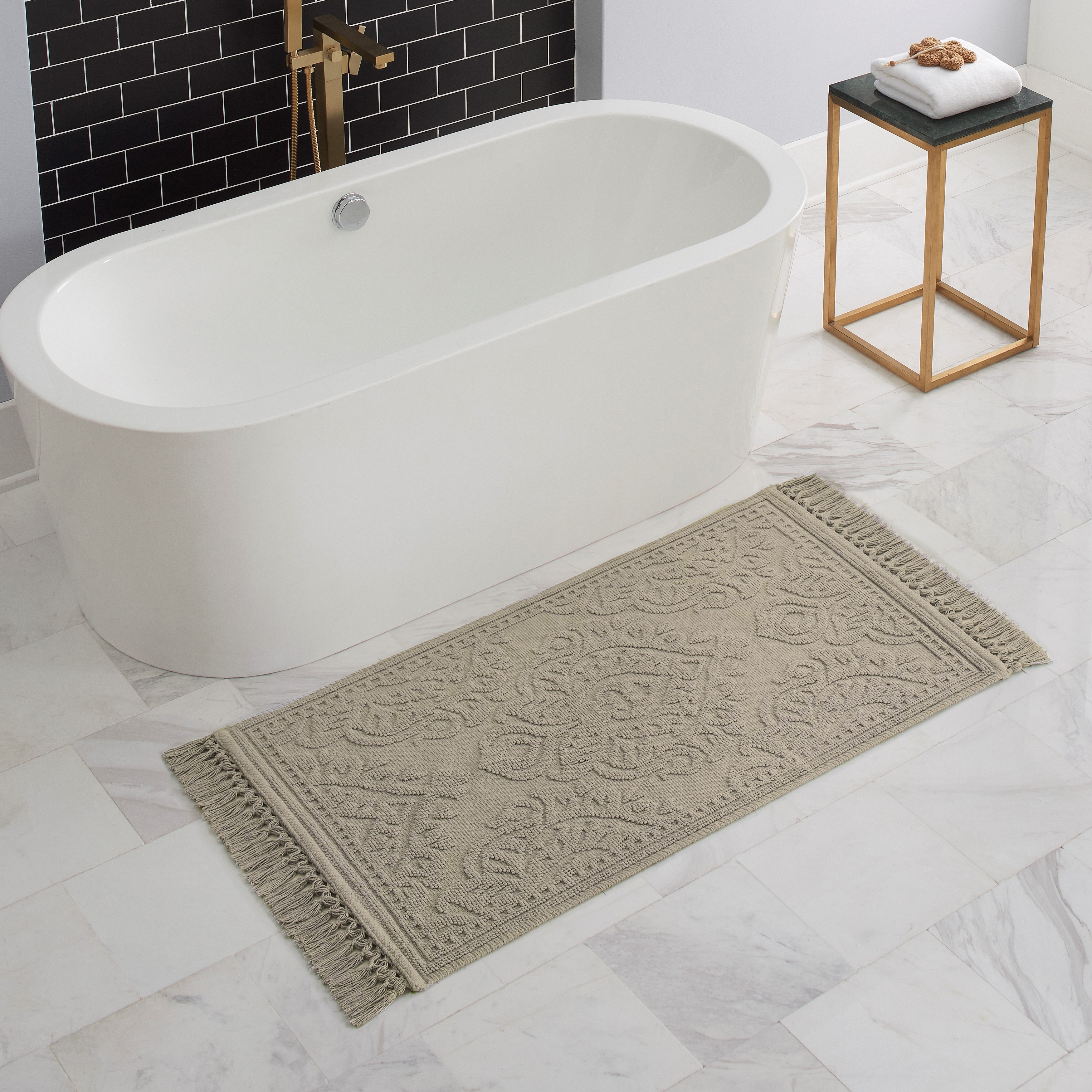 VCNY Home Barron Cotton Chenille Bath Rug - On Sale - Bed Bath