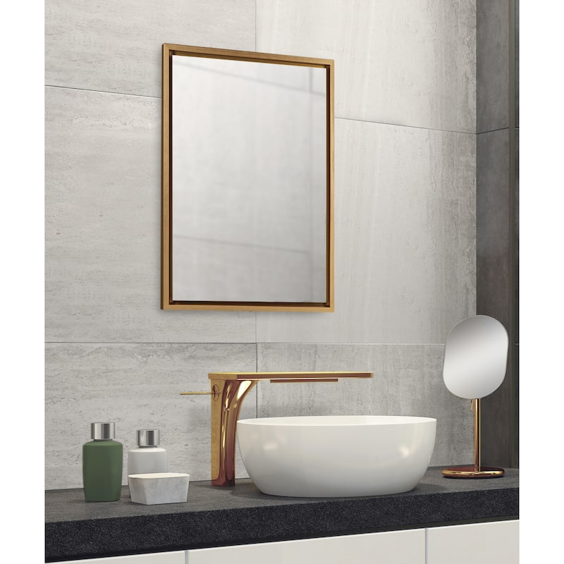Kate and Laurel Evans Framed Floating Wall Mirror