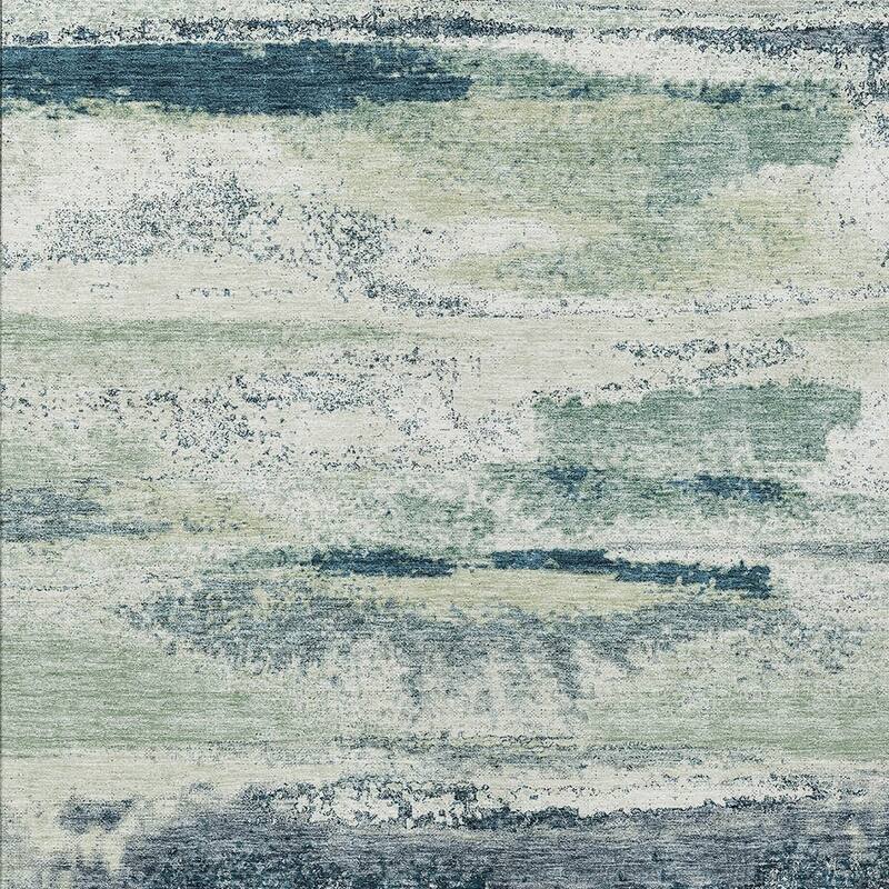 HomeRoots Abstract Transitional Rectangle Outdoor Rug