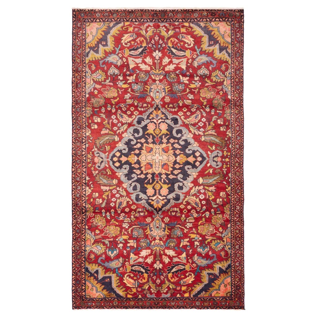 ECARPETGALLERY Hand-knotted Anadol Red Wool Rug - 5'4 x 9'6