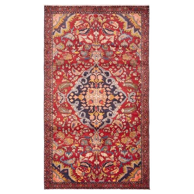 ECARPETGALLERY Hand-knotted Anadol Red Wool Rug - 5'4 x 9'6