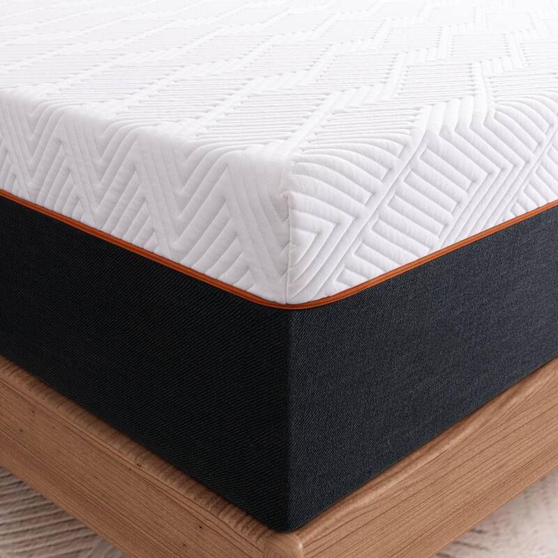 Molblly 12 inch Cooling-Gel Memory Foam Mattress in a Box,Medium