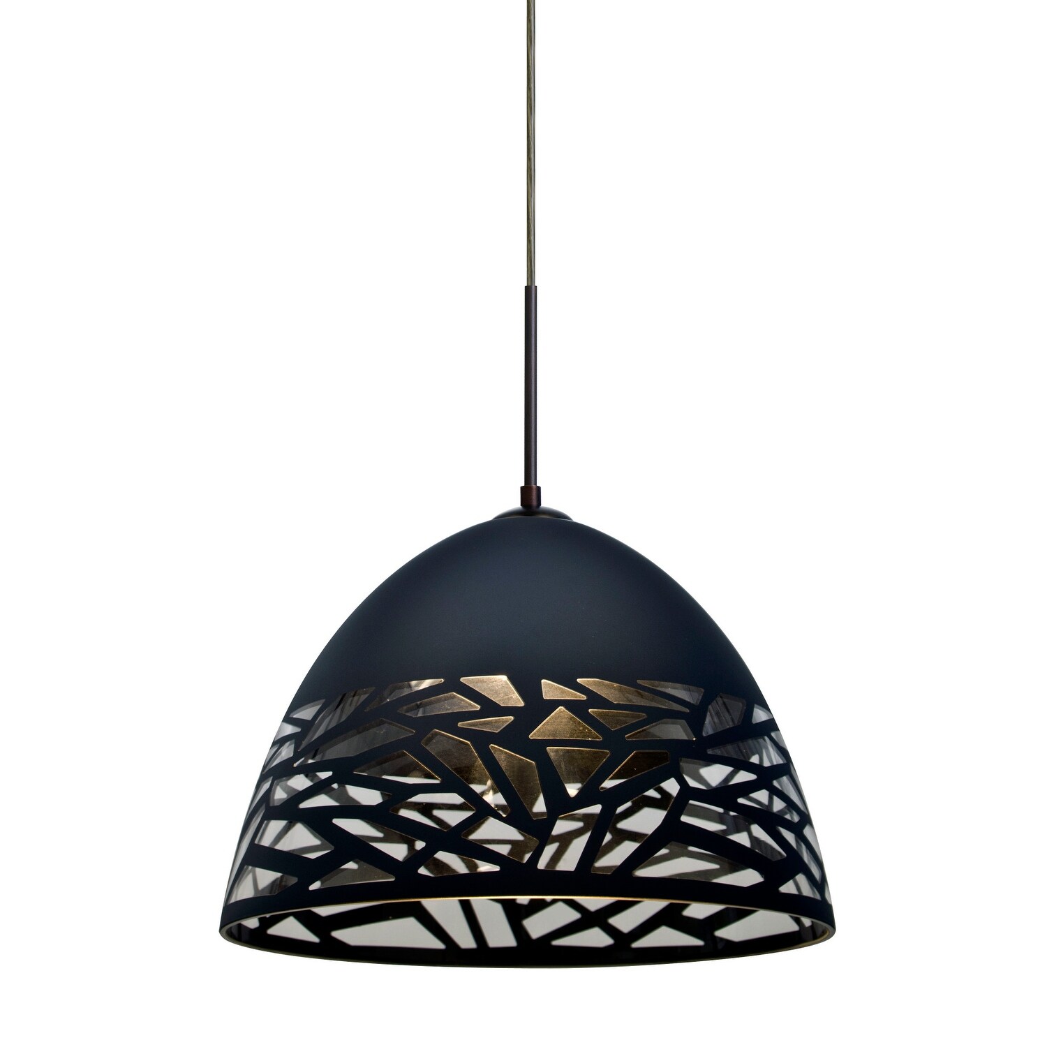 Shop Besa Lighting 1jt Kievbk Led Kiev Single Light Led Pendant