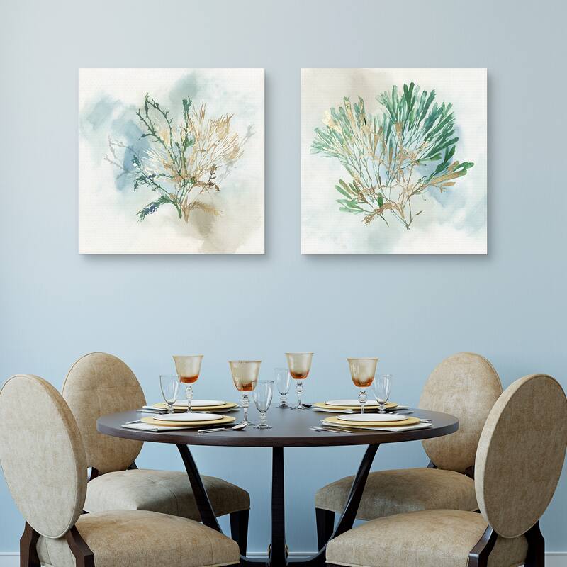 Green Coral II, Green Coral III by Aimee Wilson Canvas Art Prints
