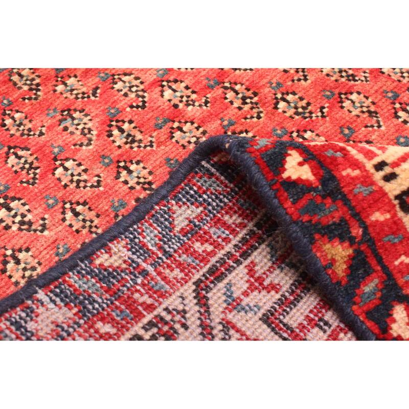 ECARPETGALLERY Hand-knotted Andelz Red Wool Rug - 3'11 x 6'5