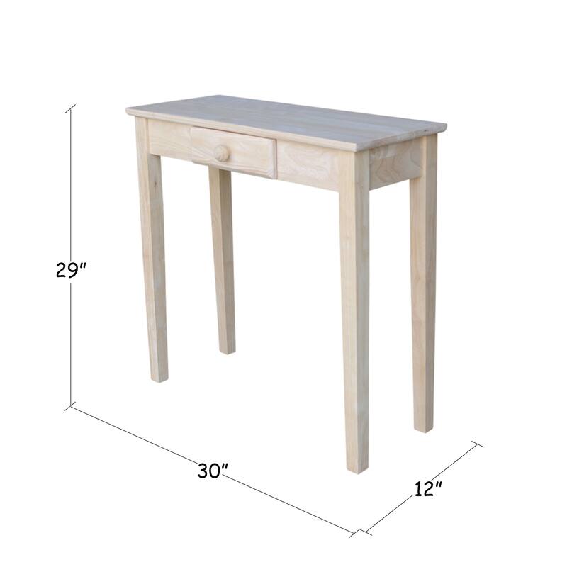 The Gray Barn Moonshine Unfinished Single-drawer Hall Table