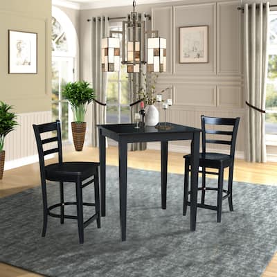 30" x 30" Gathering Height Table with 2 Stools - 3 Piece Set