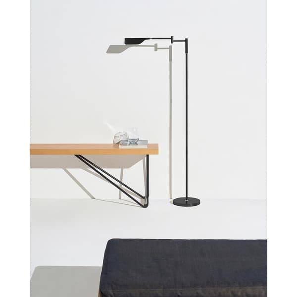 Brightech Leaf LED Floor Lamp - Black - On Sale - Overstock - 35419379