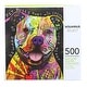 preview thumbnail 3 of 2, Dean Russo Beware Pit Bull 500 Piece Jigsaw Puzzle