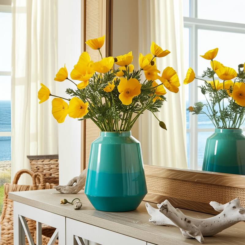 Sagebrook Home Metal Vessel Vase