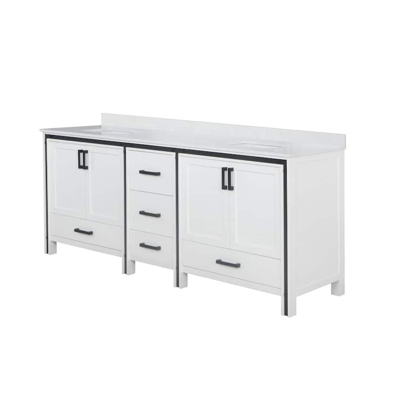 Lexora Ziva Bathroom Vanity Countertop With Sink