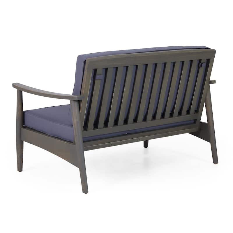 Patio Conversation Set with Loveseat & Coffee Table, Outdoor Furniture