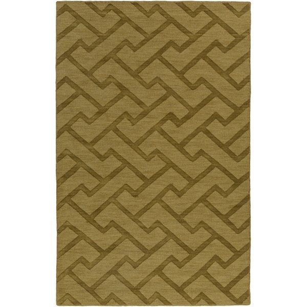 slide 2 of 28, Hand-Loomed Ridgeway Wool Area Rug - 8' x 11'