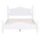 preview thumbnail 3 of 11, Full Size Wood Platform Bed Frame with Slat Support, Retro Design with Sturdy Wooden Construction