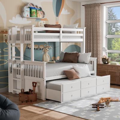 Rola Mission Solid Wood Detachable Bunk Bed by Furniture of America