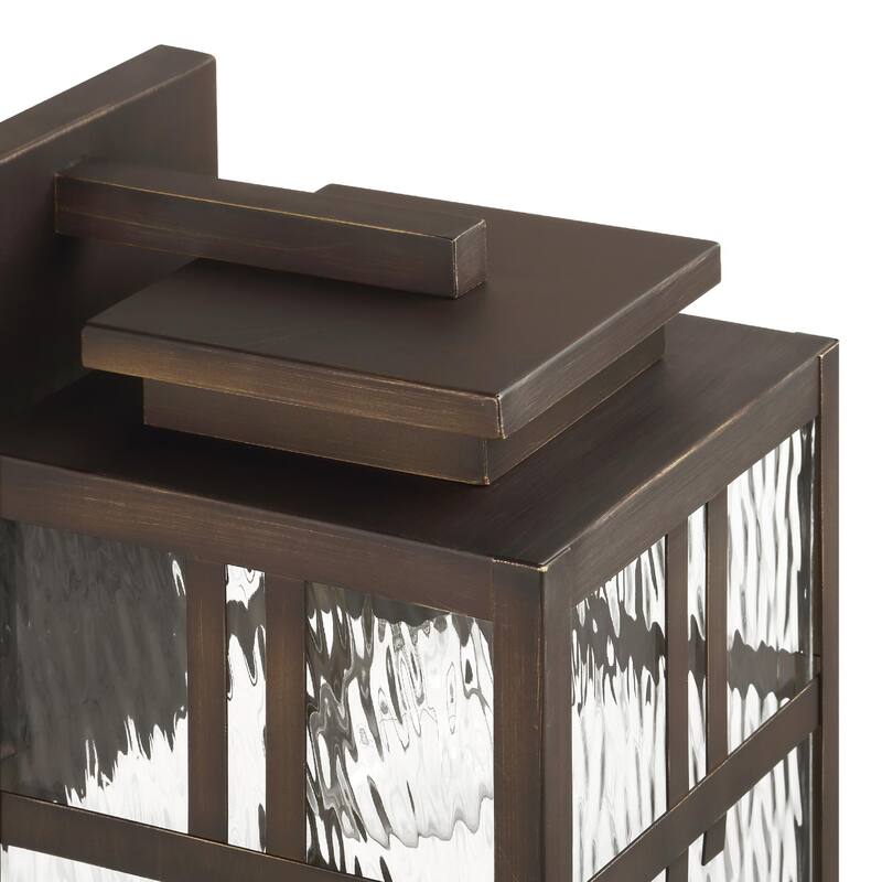 Hunter Aspenbrook Outdoor WeatherMax Wall Light - Modern, Mission - Porch, Patio, Garage - Wet Rated!