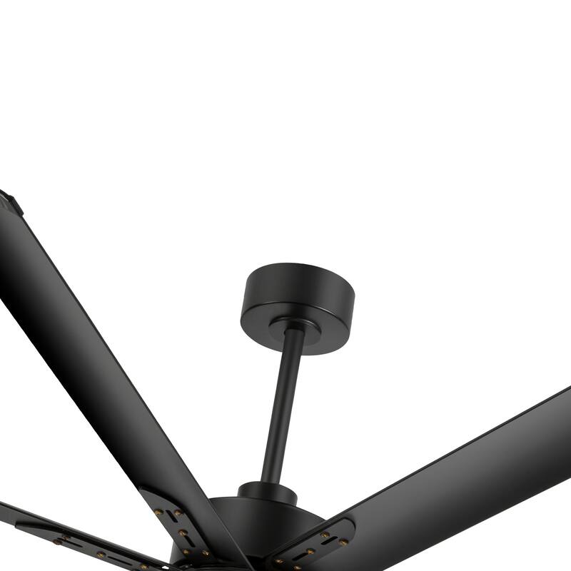 Large 72"/84"/96"/120" Black Ceiling Fan with Remote without Light-6/8 Aluminum Blades
