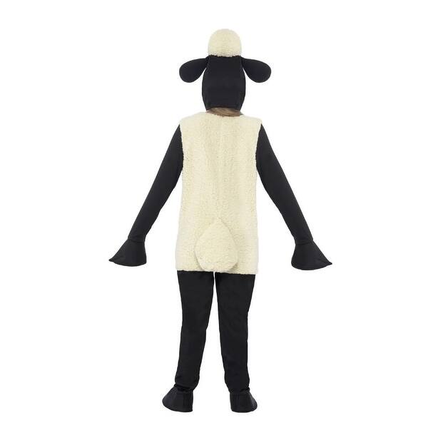 Shop 49 White And Black Shaun The Sheep Kids Large Unisex Halloween Costume Overstock 29186367