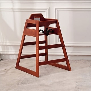 Double Solid Wood Feeding Baby Booster Chair