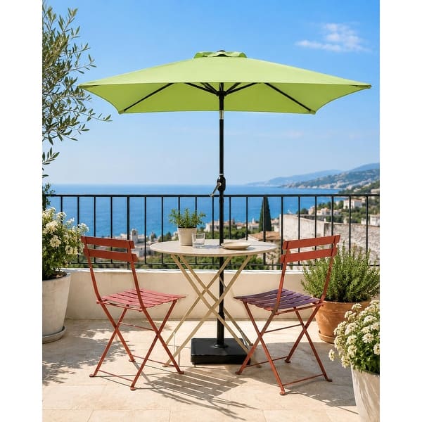 lime green umbrella patio Sunnyglade 9' Outdoor Table Umbrella with 8 Ribs Grass The added convenience of a 30 Pure Garden 10 ft. Aluminum