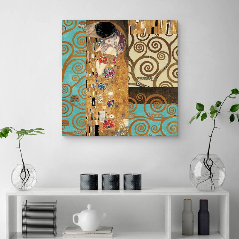 Klimt IV 150 Anniversary by Gustav Klimt Canvas Art Print