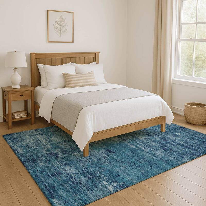 Premium Washable Super Soft Solid Abstract Mayfield Rug