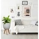 preview thumbnail 2 of 10, Cube Design White Round MgO Planter with Wood Legs