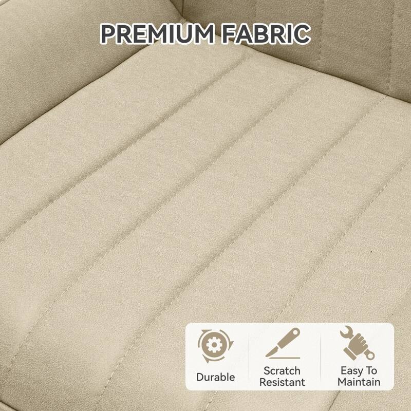 4-piece Modern Upholstered Dining Chairs Set with Metal Legs (Excluding Table)