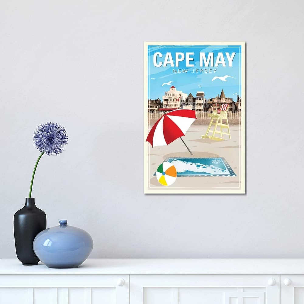 iCanvas "Cape May" by Old Red Truck Canvas Print