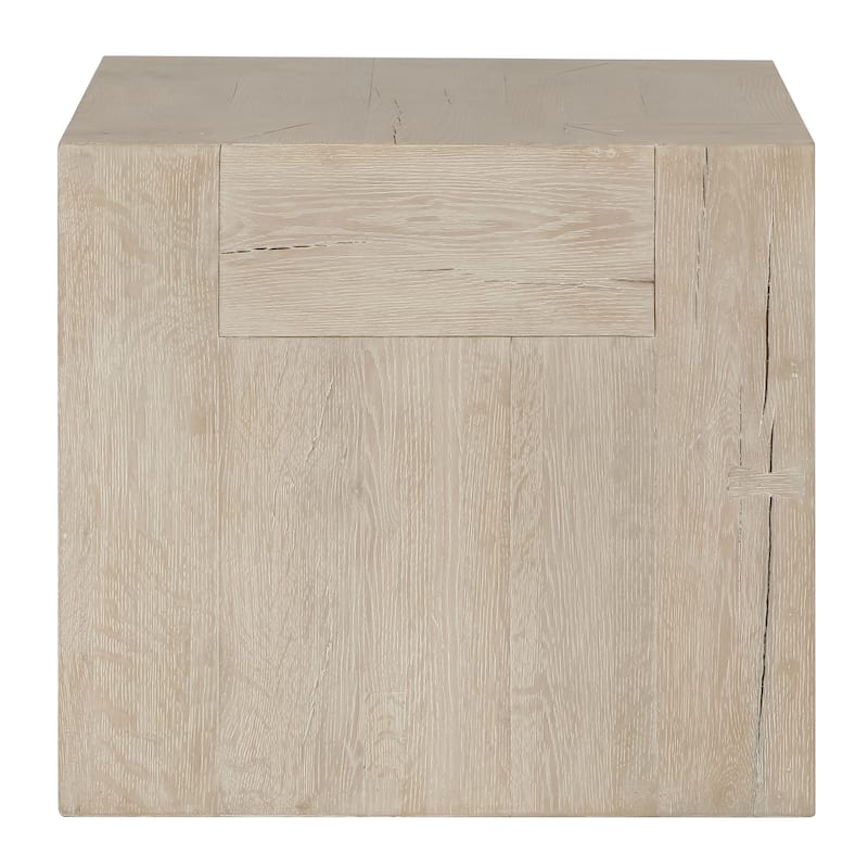 Classic Home Bristol Cracked Oak 24" End Table