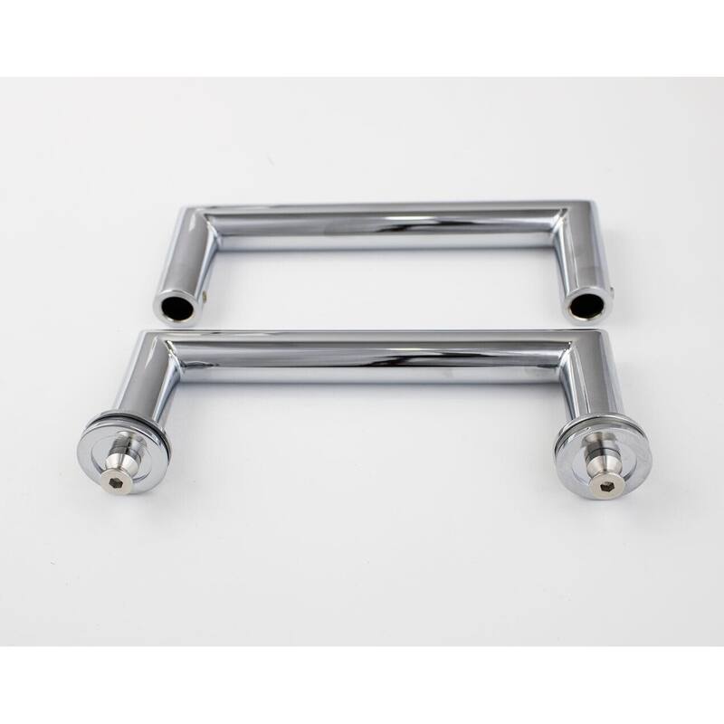 CEL 6"x 6" Mitered Corner Back to Back Shower Door Pull Handles