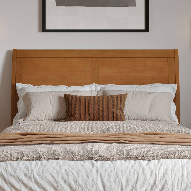 Andorra Platform Bed with Panel Footboard and Twin Trundle