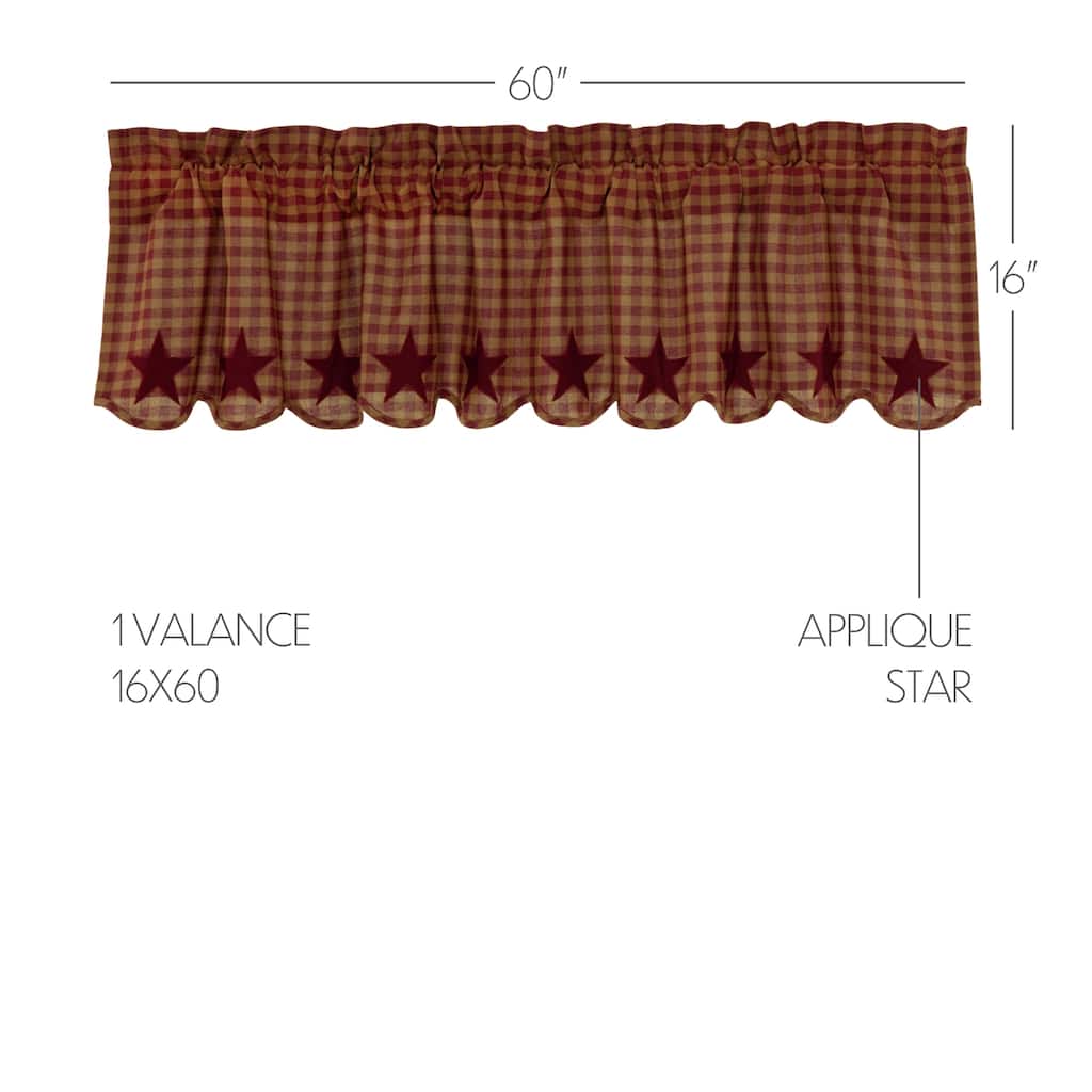 Cumberland Balloon Valance 15x60 - Balloon Valance 60x15 - Balloon Valance 60x15