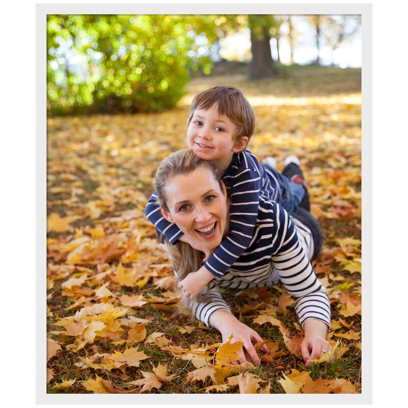 Incline Picture Frame, Photo Frame - 20x24 - Incline White