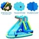 preview thumbnail 6 of 9, Inflatable Water Pool with Splash and Slide Without Blower - 9.5" x 12.5" x 7.5" (L x W x H)