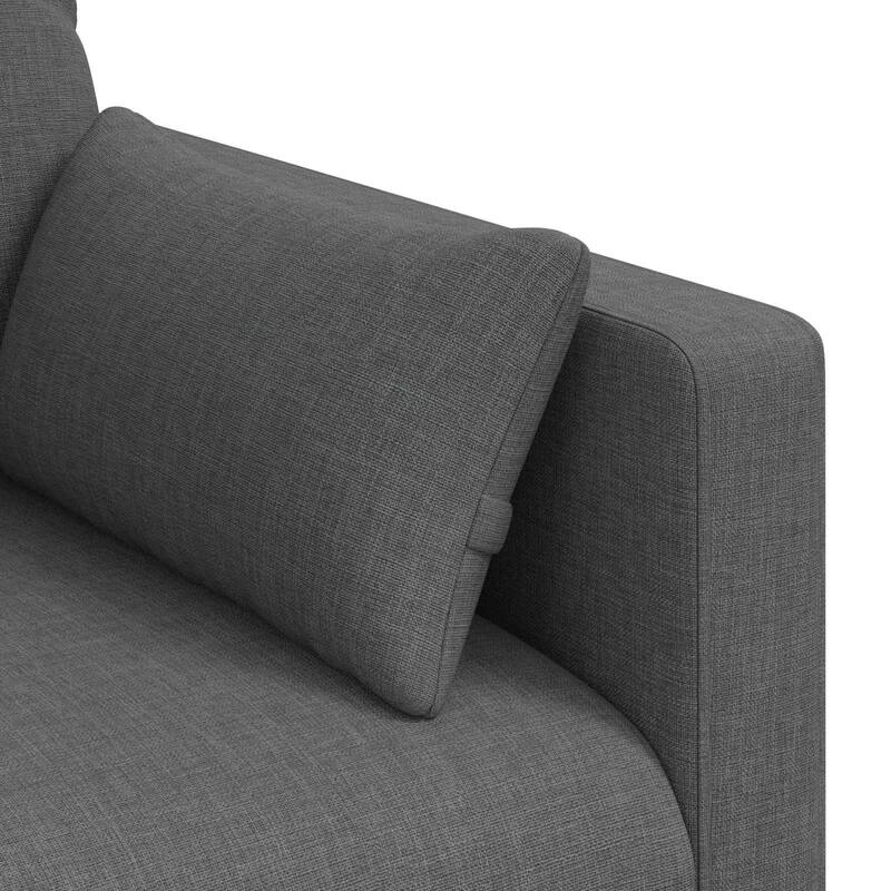 vidaXL Sofa Dark Grey in Fabric
