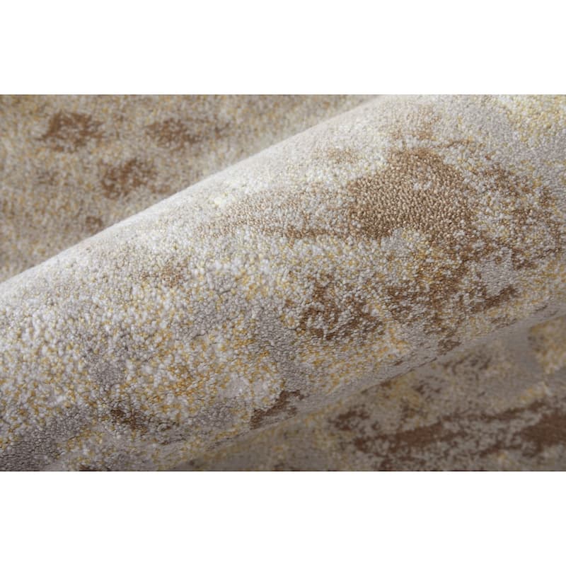 Grand Bazaar Vanhorn Machine Made Watercolor Modern Area Rug