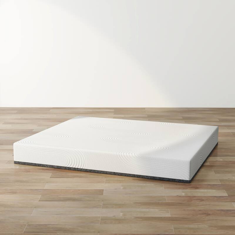 Mottling TENCEL™ Contemporary White 10inch Memory Foam Mattress by